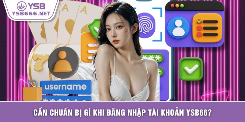 Cần chuẩn bị gì khi đăng nhập tài khoản YSB66?