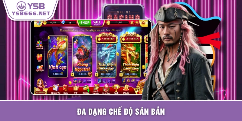 Đa dạng chế độ săn bắn