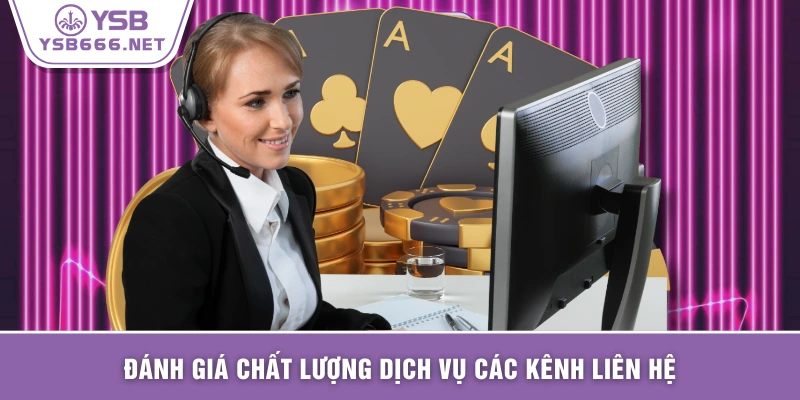 Đánh giá chất lượng dịch vụ các kênh liên hệ