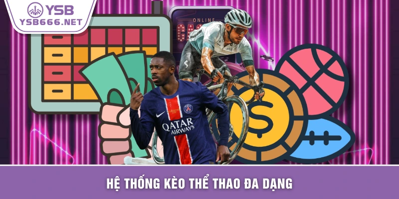 Hệ thống kèo thể thao đa dạng