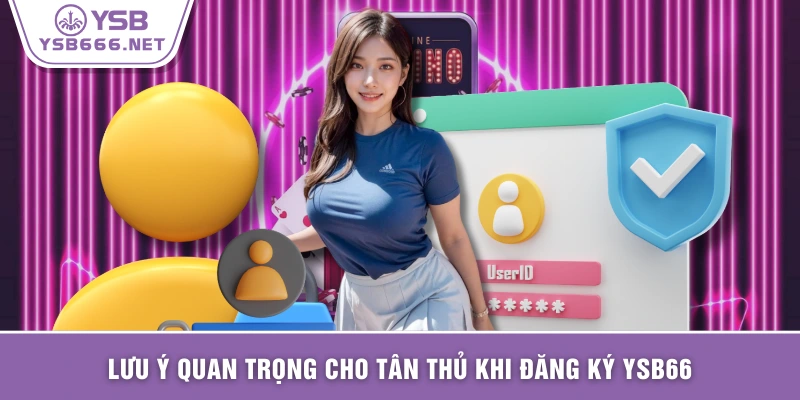 Lưu ý quan trọng cho tân thủ khi đăng ký YSB66